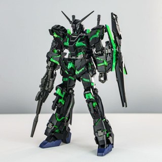 星動 會場限定熒光綠獨角獸鋼彈 HG 1/144 環保再生塑膠 RX0 高達鋼彈拚裝模型機甲玩具GUNDAM