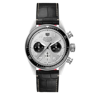 TAG Heuer泰格豪雅官方正品Autavia系列天文臺認證飛返計時碼錶男