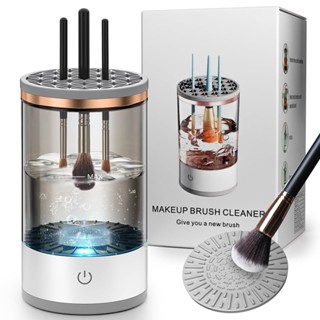 新品#新款化妝刷清洗器充電式懶人電動清潔刷自動洗刷器速幹工具4wu