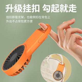 家居實用！USB充電TYPE-C介面手持小風扇3檔風力桌面支架可禮品/2025.6.10