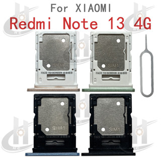 適用於小米 Redmi Note 13 4G Sim 卡託盤插槽支架卡支架讀卡器 SD 插槽適配器更換零件