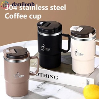 DANILO保溫咖啡杯,304不鏽鋼550毫升茶咖啡杯,帶蓋勺子濾茶器防漏真空馬克杯飲水杯