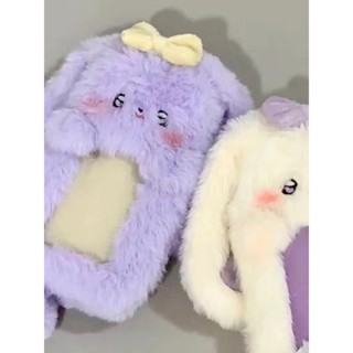 【全場客製化】 可愛卡片套 小熊絨毛卡套 ins照片小卡套 飯卡保護套 公車卡展示掛件