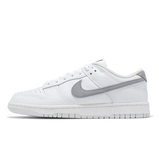 Nike 休閒鞋 Dunk Low 男鞋 白 灰 復古 低筒 [ACS] IH0632-141