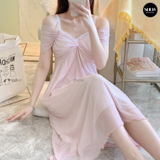 【熱銷💕💕】免運 法式超仙宮廷風吊帶裙夏天性感睡衣女秋薄款網紗睡裙家居服女生睡衣 寬鬆睡衣 短袖睡衣 韓版睡衣