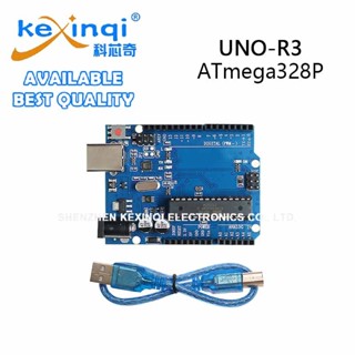 ATmega328P Arduino UNO R3 晶片微電腦模組開發板帶 USB 數據線