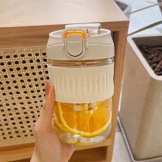 隨行杯 環保杯 新款雙飲玻璃杯高顏值便攜網紅ins咖啡杯隨行男帶吸管水杯女夏季