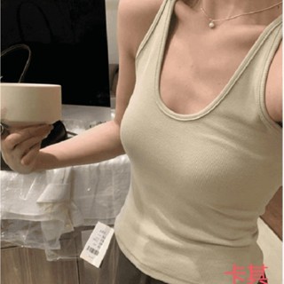 現貨200克人棉 夏季新款吊帶背心女百搭內搭外穿氣質打底衫無袖上衣