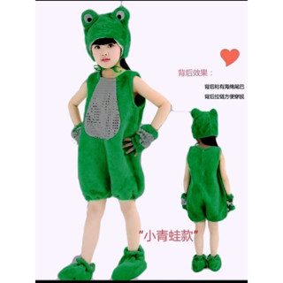 兒童六一青蛙表演服卡通動物快樂小青蛙媽媽舞蹈表演服裝兒童兒童節青蛙表演服卡通幼兒園活動 whxye888.my20250