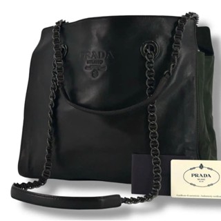 PRADA 托特包 肩揹包 鍊帶包 皮革 mercari 日本直送 二手