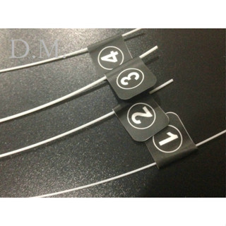 【臺灣出貨】樂器 UKulele吉他琴絃 進口環保呢噥尤克里裡小吉他絃線 高檔4弦黑白色