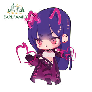 EARLFAMILY Akuma Nihmune 汽車貼紙赤壁趣味手推車電腦摩托車 DIY 貼花個性遮擋劃痕車門保護貼