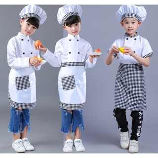 服裝兒童親子COS廚師廚師服六一小廚師衣服表演服幼兒角色扮演
