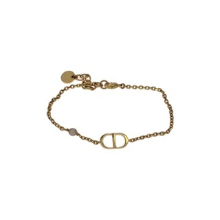基督教 迪奧 手環 手鍊 Christian Dior 電鍍 金色 女用 日本直送 二手
