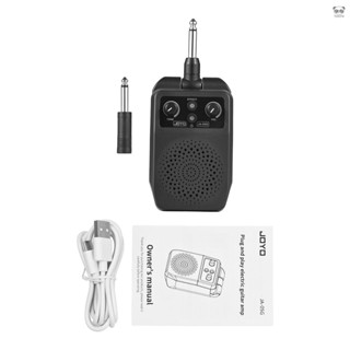JOYO 迷你電吉他小音箱 功能音色調整 便攜式直插音箱 適用於所有電吉他 內建鋰電池 JA-05G 黑色