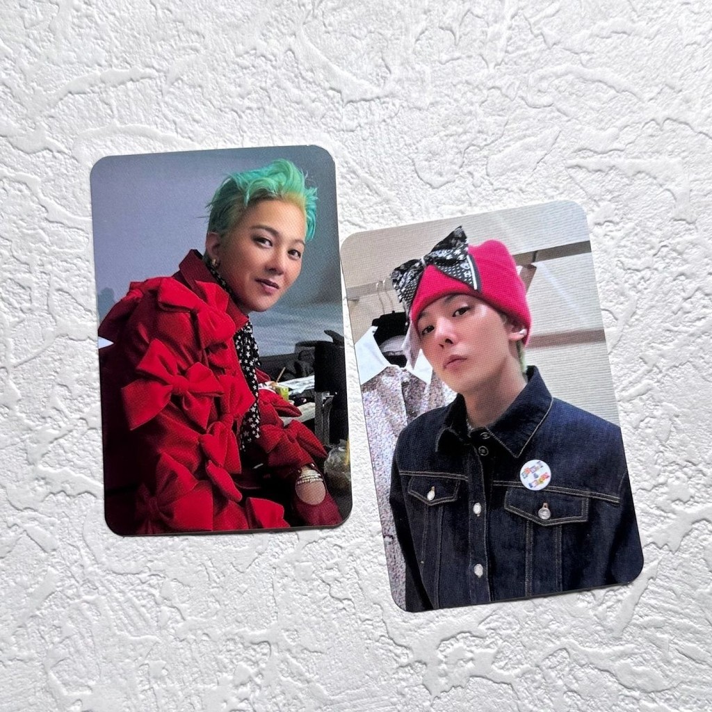 💕正版官卡 權志龍G-DRAGON小卡 Übermensch正規三yes24特典卡 粉帽龍 綠發帽子龍小卡 正版小卡