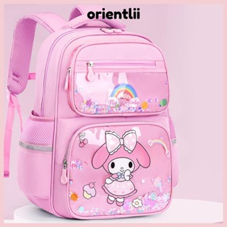 ORIENTLIIY 女孩書包,Kuromi 卡通兒童揹包,可愛的三麗鷗少女書包,適合幼兒園小學生