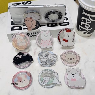 可愛的卡通 Popsocket 磁性手機支架適用於 Magsafe 手機殼 IPhone 16 15 14 Pro Ma