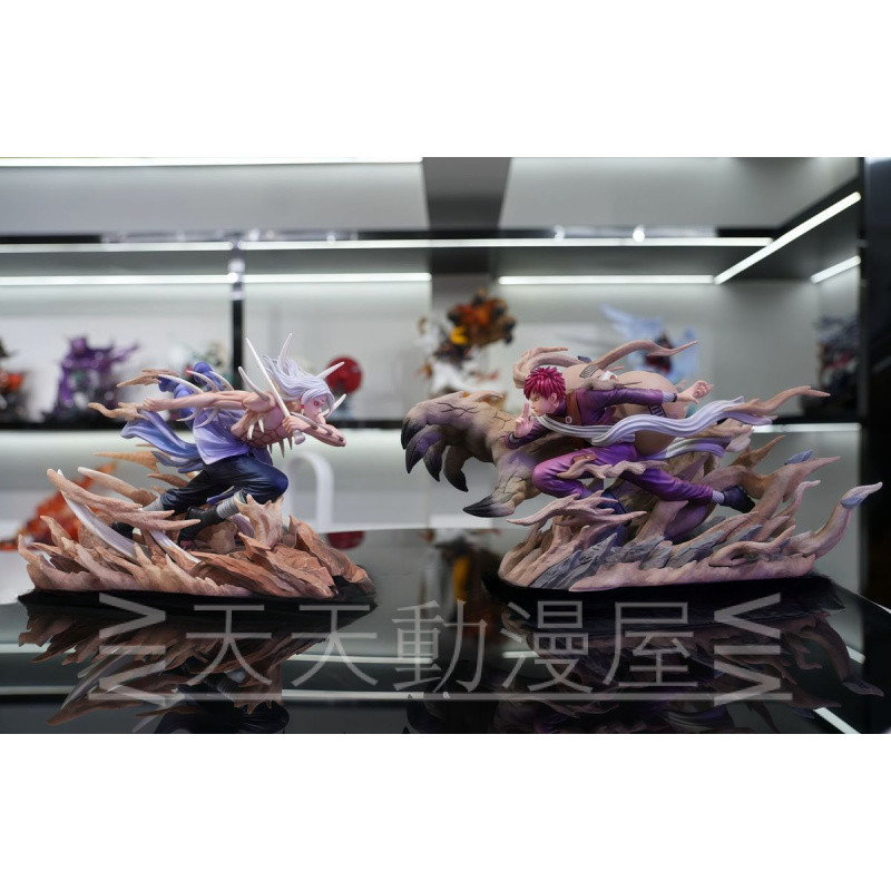 免運 火影忍者模型 PG工作室 衝刺共鳴 我愛羅-君麻呂 GK鵰像 公仔 擺件 盒裝 禮物