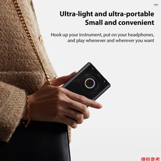 全新 MOOER 吉他貝司多效果處理器吉他整合踏板處理器可充電便攜式吉他幹擾練習工具內建 126 效果 OTG 內部 R