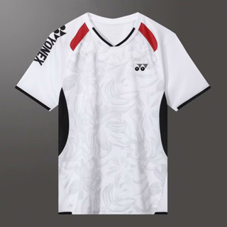 IBUY 羽毛球服 羽球衣 排球服yy羽毛球服套裝男女冰絲短袖速幹透氣網球乒乓球服比賽訓練運動服yy羽球服球衣排汗衣排汗