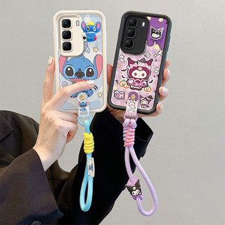 女孩可愛熊針 3D 娃娃短繩衣架軟包適用於 Infinix Smart 9 8 7 Hot 50 5G 50i 40i