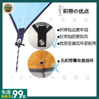 臺灣出貨🛖天幕帳篷加固防風織帶扣幕布雞眼扣加固織帶自駕遊露營戶外神器ZPP