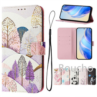 適用於 OPPO Reno 8T 8Z 9A 8 Lite 9 10 Pro 4G 5G 彩繪外殼皮革錢包卡槽翻蓋手機殼