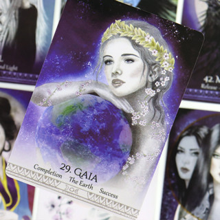 現貨 10*7cm女神靈導指引卡神諭卡 桌遊 卡牌遊戲 英文桌遊 占卜卡Goddess Spirit Oracle聚會休
