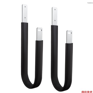 Winn 衝浪板架壁掛式鋁製皮划艇獨木舟架槳板儲存展示支架,適用於直產品,寬度小於 11.5 釐米,適用於牆壁