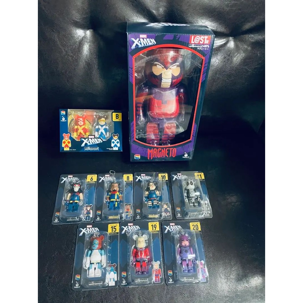 BE@RBRICK Bearbrick 庫柏力克熊 BE@RBRICK Happy籤 最後賞 公仔 X-men X戰警