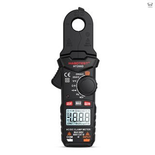 HABOTEST HT200D 迷你鉗形萬用表 電工電流表 便攜數字袖珍鉗流表 2000計數 真有效值 600V電壓 2
