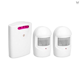 車道佔用報警器 紅外線感應報警器 兩件式迎賓器 1 接收器 + 2 發射器 5-8m偵測範圍 118m傳輸距離 3種