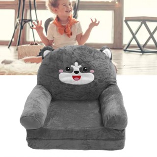 Kavolet Cartoon Kids Sofa 2合1 Flip開放輕巧的躺椅可擴充套件的臥舖沙發可折疊椅灰狗（2層）