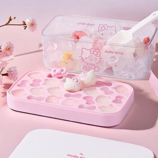 新品現貨Hellokitty矽膠冰格模具冰塊食品級按壓製冰三麗鷗20250525