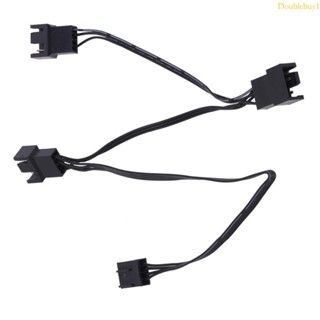 DOU 3Fan Link 4Pin PWM 風扇分路器電纜在電腦機箱中延長冷卻系統