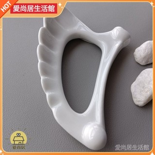 ✨️ 現貨商品 陶瓷颳痧麵部身體按摩美容闆經絡刷肌肉戳棒陶瓷颳痧野豬[leungrena]