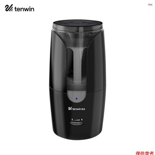 全新 tenwin 自動電動卷筆刀重型螺旋刀片可快速磨削可調節銳度,適用於學生藝術家家庭學校辦公用品 6-12 毫米鉛筆