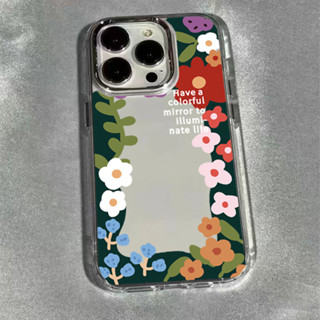 炫酷潮流創意花朵環繞 手機殼 透明 適用iPhone 16Pro 15Pro XS 14ProMax 13 12Pro