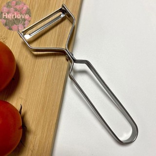 Herlove削皮器蔬菜水果不銹鋼刀捲心菜刨絲器沙拉土豆切片機廚房配件烹飪工具廣口TW