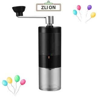 ZLION手動咖啡研磨機,可調節5檔咖啡豆研磨機,新的錐形毛口快速磨豆陶瓷芯咖啡機家用