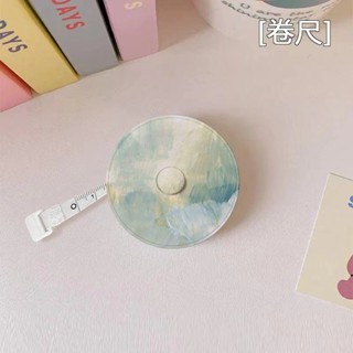 店鋪促銷！捲尺 家用捲尺 竹葉貓熊捲尺迷你2m米量尺量衣服軟尺腰圍三圍量測尺測身高隨身 快.出