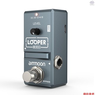 Ammoon AP-09 Nano Loop 電吉他效果器踏板 Looper 真正的旁路無限 Overdubs 10 分