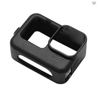 運動相機矽膠套 相機保護殼 相機配件 帶鏡頭蓋 防丟手繩 適用於GoPro Hero 9 Black Her