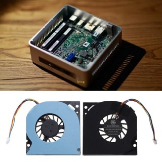 Btsg 筆記本電腦 CPU 冷卻風扇適用於 DC 5V 0 4A 4Pin 散熱器適用於 NUC NUC5i3RYH