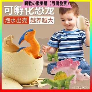 【臺灣-出貨】膨脹恐龍公仔 恐龍蛋孵化 泡水 網紅衕款膨脹泡水變大霸王龍玩具 兒童禮物模擬動物模型