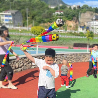 YOUPIN#流星球幼兒園感統訓練器材兒童投擲丟沙包彩帶風阻球軟球戶外玩具6yy