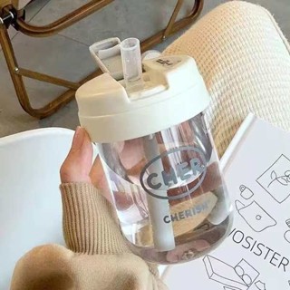環保杯 大象杯 珍珠奶茶杯 ins簡約高顏值吸管杯潮流迷你女生便攜噸噸水杯子喝水咖啡隨手杯