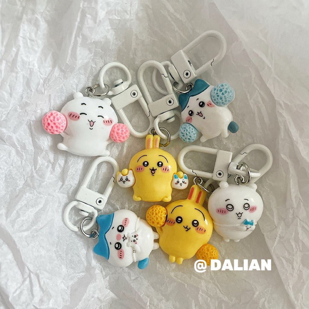 🐈台灣現貨 可愛Chiikawa鑰匙扣 吉伊卡哇掛件 鑰匙圈 卡通背包吊飾 包包掛飾 吊墜 書包掛件 掛飾 娃娃