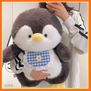 🔥可愛小企鵝玩偶睡覺抱枕毛絨玩具女孩布娃娃兒童抱睡公仔生日禮物 手偶 可愛玩偶